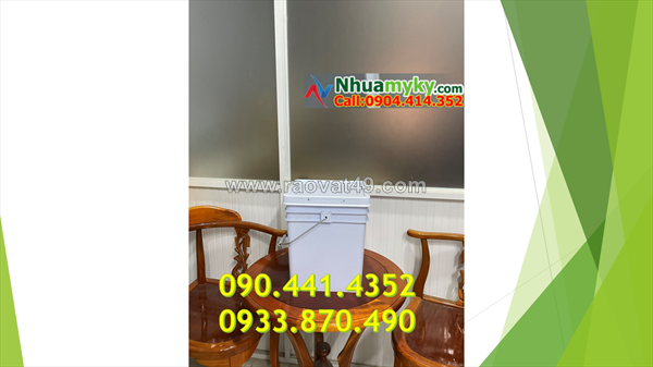 Sx vỏ thùng sơn dày 5 lít, vỏ thùng đựng sơn 6 lít, thùng nhựa 10 lít đựng sơn gel