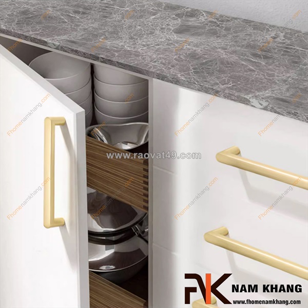 Tay nắm tủ hợp kim vàng, đen, xám đâu mới là chân ái trong thiết kế nội thất