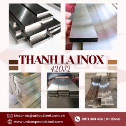 Thanh la inox 420j2 unicosteel: lựa chọn tối ưu cho chế tạo dao kéo và linh kiện độ cứng cao