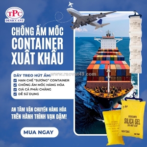 Thanh treo hút ẩm container giải pháp giữ khô hàng nông sản xuất khẩu