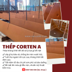 Thép corten a nhập khẩu chính ngạch unico: siêu vật liệu kháng thời tiết, kiến tạo tuyệt tác nghệ thuật kiến trúc ngoài trời