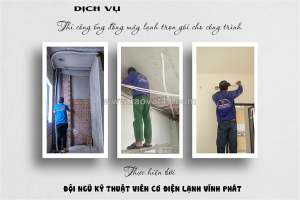 Thi công ống đồng âm tường hiện đại/độ bền cao/thẩm mỹ hàng đầu