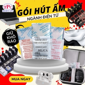 Thiết bị điện tử đi xa có cần gói hút ẩm không?