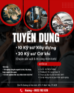 Thuận phong tuyển dụng kỹ sư xây dựng và cơ khí