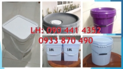 Thùng đựng sơn 12 lít quai nhựa, vỏ thùng sơn 16 lít nắp garenti