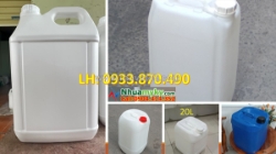 Thùng nhựa 20 lít đựng phi kim, can 25 lít đựng axit hỗn hợp, can nhựa 30 lít đựng chất kết tủa