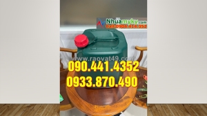 Thùng nhựa 25 lít đựng axit nóng, can nhựa 30 lít dày đựng hóa chất nóng sôi