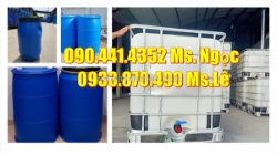 Thùng phuy nhựa 220 lít đựng hóa chất loãng, thùng phuy 120 lít đựng nhớt