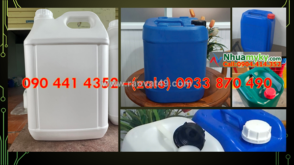Thùng phuy nhựa 30 lít xanh đựng thực phẩm, can nhựa 30 lít đựng hóa chất nóng/ sôi