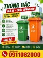 Thùng rác nhựa giá rẻ–bền đẹp–giao nhanh- lh 0911082000