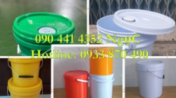 Thùng sơn 5 lít nhựa pp, vỏ thùng sơn 6 lít nhựa công nghiệp đặc dụng