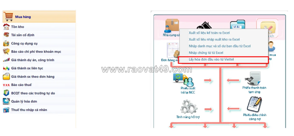 Tích hợp lấy hóa đơn điện tử đầu vào trên phần mềm kế toán sthink