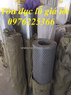 Tôn đột lỗ cuộn khổ 1m x 20m