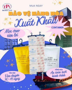 Tổng kho dây treo hút ẩm container giá sỉ