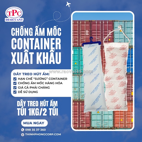 Tổng kho dây treo hút ẩm container giá sỉ