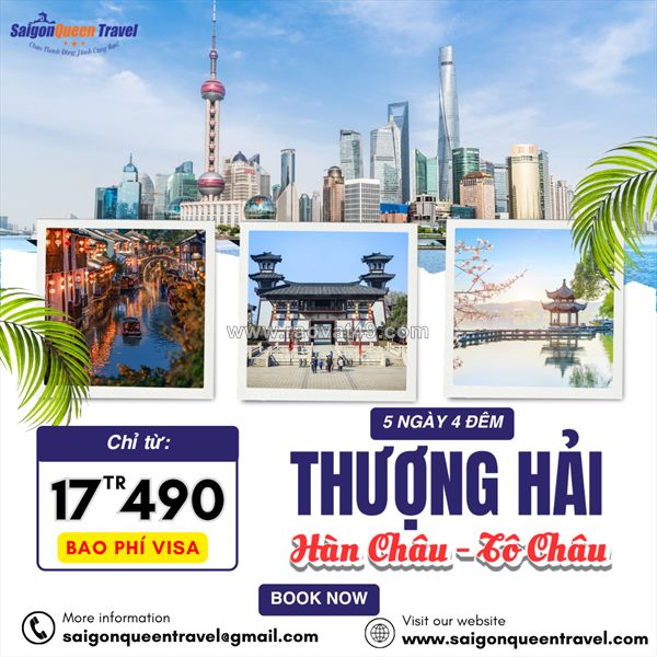 Tour bắc kinh – tô châu – hàng châu – thượng hải: hành trình qua những thành phố đẹp nhất trung hoa