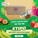 Trái cây có tươi lâu hơn khi dùng gói hút ethylene etipo?