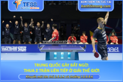 Trung quốc gây bất ngờ: thua 2 trận liên tiếp ở giải thế giới