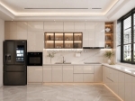 Tủ bếp acrylic là gì? ưu nhược điểm, báo giá & mẫu đẹp hiện đại