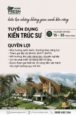 Tuyển 2 kiến trúc sư hà đông