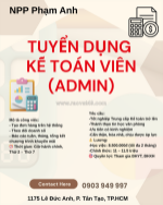 Tuyển kế toán viên tân tạo