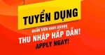 Tuyển nvkd bđs & tpkd thu nhập hấp dẫn đi làm ngay