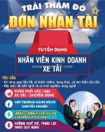 Tuyển nvkd xe tải ưu tiên có kinh nghiệm tại hcm, bd, đồng nai