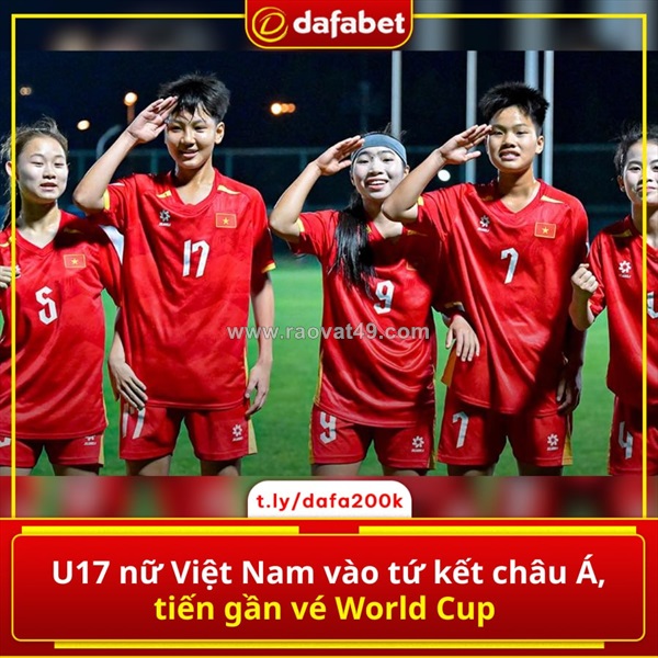 U17 nữ việt nam chính thức vào tứ kết châu á!