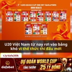 U20 việt nam rơi vào “bảng tử thần” ngay sau khi afc đổi thể thức!
