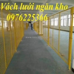 Vách lưới thép ngăn kho, lưới thép hàn ngăn kho