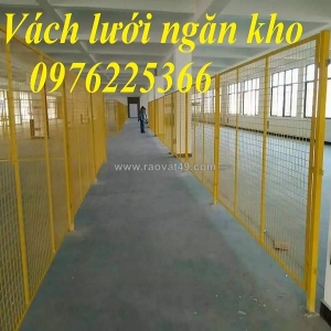 Vách lưới thép ngăn kho, lưới thép hàn ngăn kho