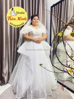 Váy cưới bigsize – không cần thon vẫn rất xinh
