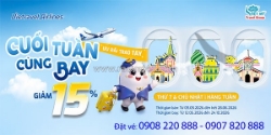 Vietravel airlines khuyến mãi vé cuối tuần