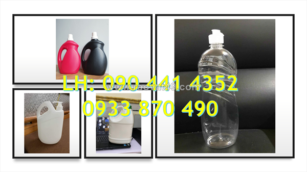 Vỏ can nhựa 3.6 lít đựng hương liệu nhiều màu, can nhựa 3.8 lít đựng hóa chất tổng hợp
