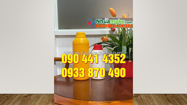 Vỏ chai nhựa 1000ml đựng hương liệu, chai nhựa 500ml đựng nước rửa tay