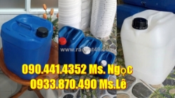 Vỏ thùng nhựa 10 lít đựng hóa chất đậm đặc, can nhựa 20 lít đựng hương liệu thực phẩm