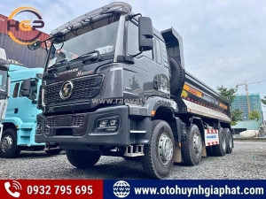 Xe ben shacman h3000s 4 chân 340hp cầu dầu weichai