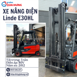 🛻xe nâng điện linde 3 tấn