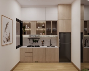 Xu hướng thiết kế tủ bếp chữ i đơn giản, tinh tế và tiện dụng