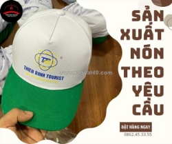 Xưởng may nón theu yêu cầu rẻ đẹp hcm