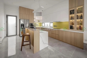 80+ mẫu tủ bếp mdf đẹp hiện đại, đa dạng phong cách mới nhất