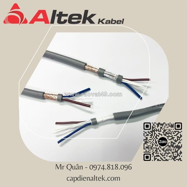 Altek kabel: cáp tín hiệu 2 lõi bọc kim sh-500