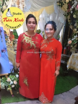 Áo dài sui gia bigsize – quý phái và thanh lịch ngày cưới con