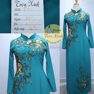 Áo dài sui gia plussize – nét đẹp phụ của ngày hỷ, sang trọng từng chi tiết