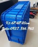 Bán buôn thùng nhựa đặc, khay nhựa cao 19 có nắp đậy, thùng bít( khay nhựa)