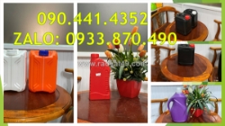 Bán can nhựa 0.5 lít tròn, can nhựa 1 lít trong, can nhựa 2 lít tròn, can nhựa 5 lít vuông