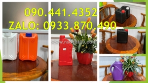 Bán can nhựa 0.5 lít tròn, can nhựa 1 lít trong, can nhựa 2 lít tròn, can nhựa 5 lít vuông