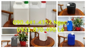 Bán can nhựa vuông 2 lít, can nhựa 500ml vuông, can nhựa nắp nhấn 500ml – 1 lít – 2 lít – 5 lít q12