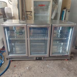 Bàn mát 3 cửa kiếng
