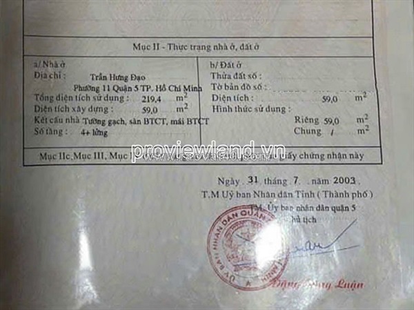 Bán nhà mặt tiền trần hưng đạo, q5 – thang máy, 5 tầng, 59m2, hđt 45tr/th